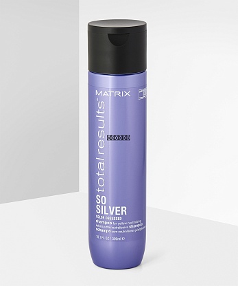 MATRIX / Шампунь для нейтрализации желтизны Total Results Color Obsessed So Silver Shampoo, 300 мл