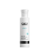 GIGI / Мыло жидкое для лица, Очищающее бактерицидное  / Facial Soap LIPACID 120 мл