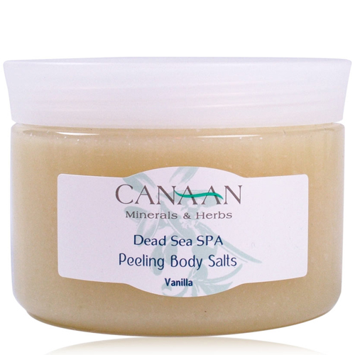 Canaan / Скрабирующий крем с солью и ванилью, Peeling Body Salts Vanilla, 370 g  