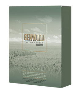 Набор GENWOOD travel (шамп 60мл, гель-масло для бритья, гель-крем для лица, дезодорант антипер