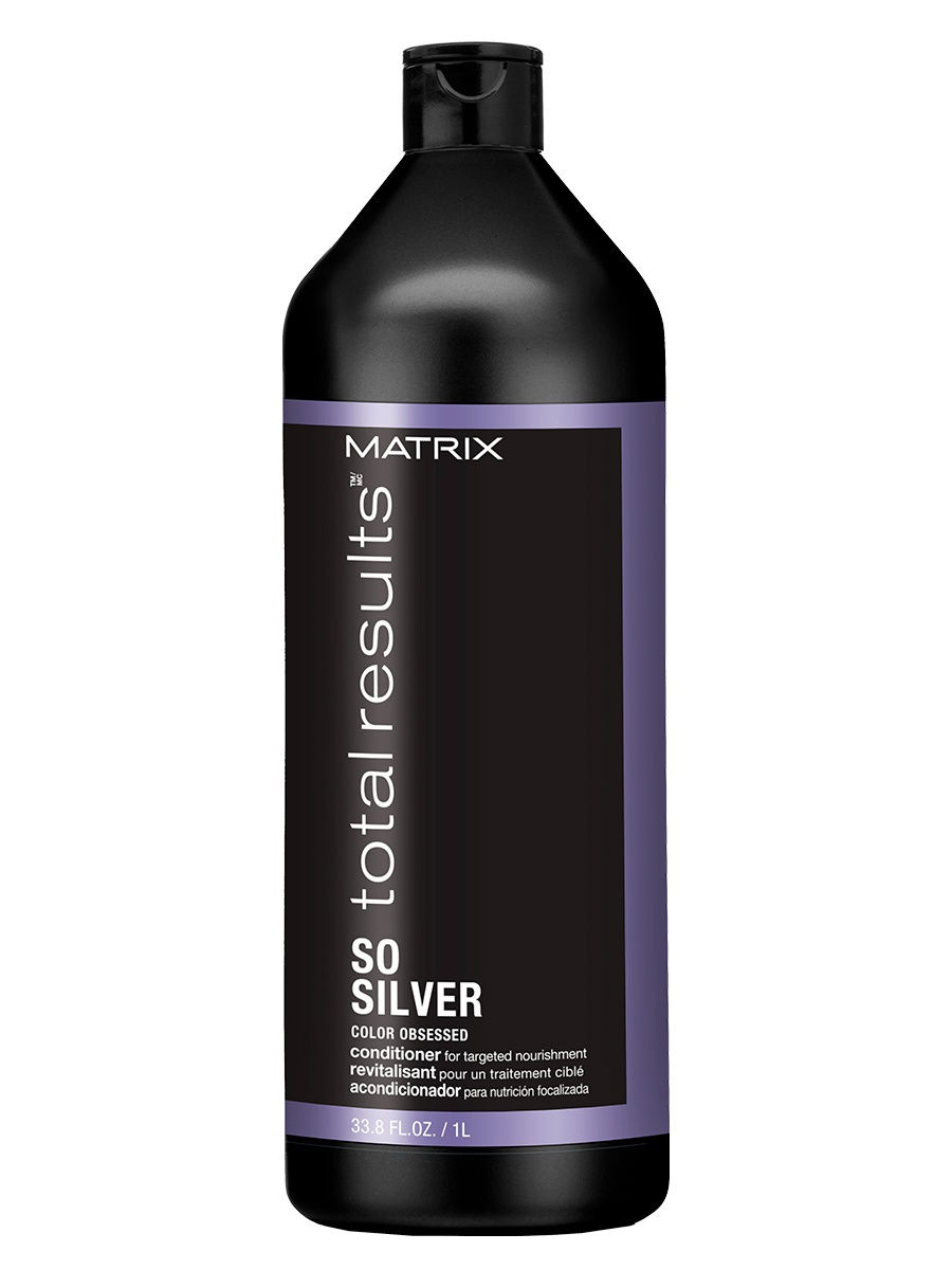 MATRIX / Кондиционер для нейтрализации желтизны Total Results Color Obsessed So Silver Shampoo, 1000 мл