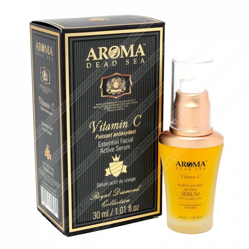 Антивозрастной активный серум для лица и шеи с витамином С, Aroma DS, 30 мл