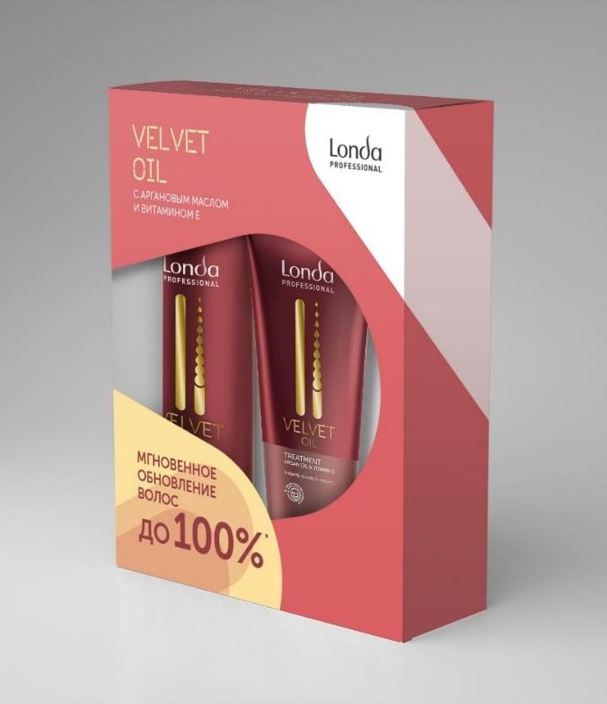 Londa Velvet Oil Подарочный набор (шампунь250мл + проф.средство200мл)