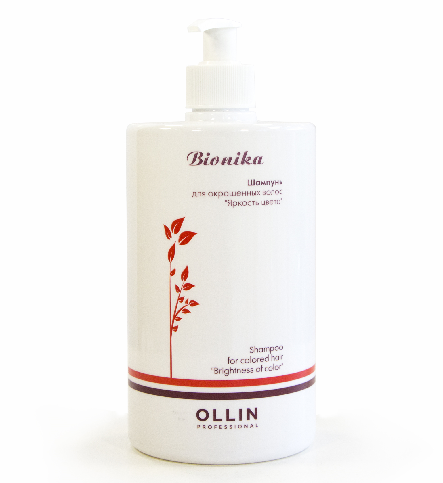 OLLIN BioNika Шампунь для окрашенных волос "Яркость цвета" 750мл