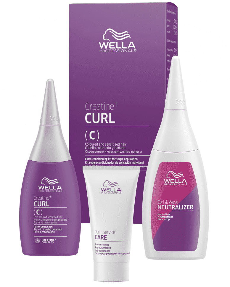 Wella  CREATINE+ CURL набор для окрашенных и чувствительных  волос		30/75/100