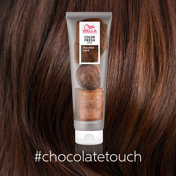 Wella Color Fresh Chocolate Touch Шоколадный мусс Оттеночная кремовая маска 150 мл.