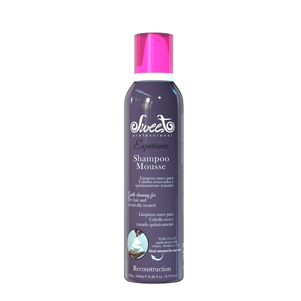 Шампунь мусс для реконструкции волос  Shampoo RECONSTRUCTION Sweet Hair Professional, 260 мл