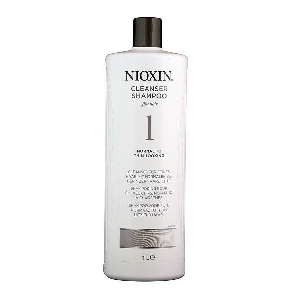 Nioxin Очищающий шампунь (Система 1) 1000мл.Для тонких натуральных волос (нормальных/с тенденцией к выпадению)