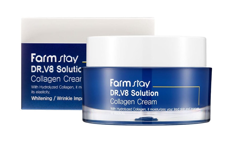 FarmStay Крем с коллагеном Dr-V8 Solution Collagen Cream	50мл