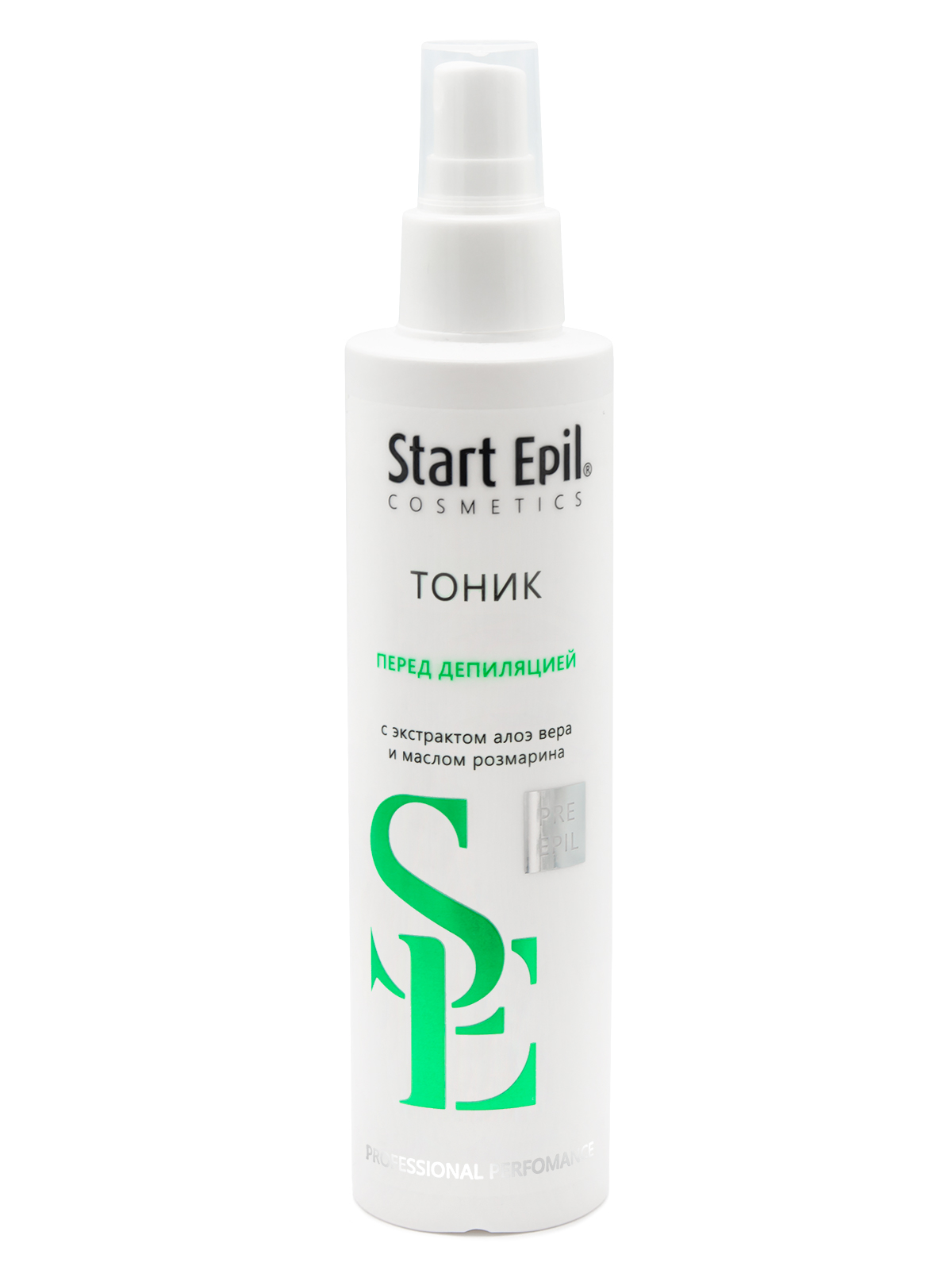 Start Epil Тоник перед депиляцией для чувствительной кожи с экстрактом алоэ вера и маслом розмарина, 200 мл./16