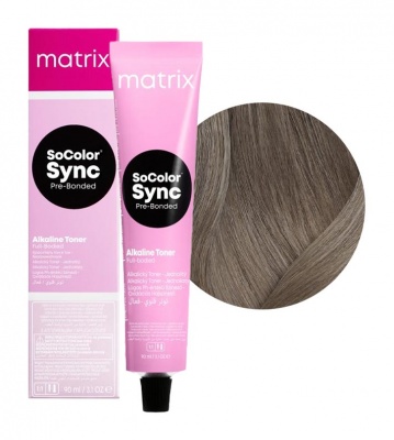 Matrix Краска для волос   без аммиака SoColor Sync Pre-Bonded 7NV блондин натуральный перламутровый 90 мл