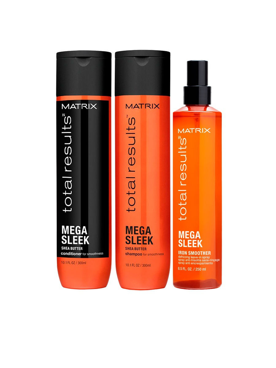 MATRIX / Кондицинер для гладкости непослушных волос с маслом ши Total Results Mega Sleek Conditioner 300мл