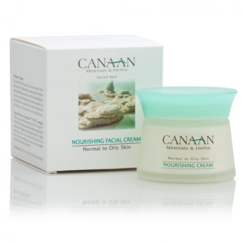 Canaan Minerals & Harbs, Питательный крем для лица для нормальной и жирной кожи, 50 мл