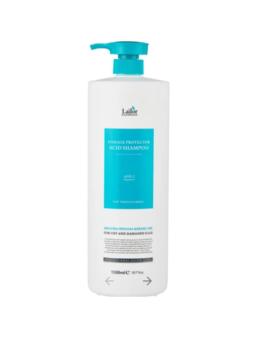 La'dor Бесщелочной шампунь с коллагеном и аргановым маслом Damaged Protector Acid Shampoo 1500ml	