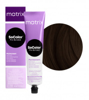 MATRIX Краска для волос Matrix SoColor Pre-Bonded 504NJ шатен натуральный нефритовый 90 мл