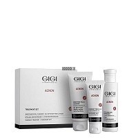 GIGI / Набор трехступенчатый Чистая кожа (мыло 100 мл, крем акнеконтроль 50 мл , эссенция 120 мл) ACNON Set