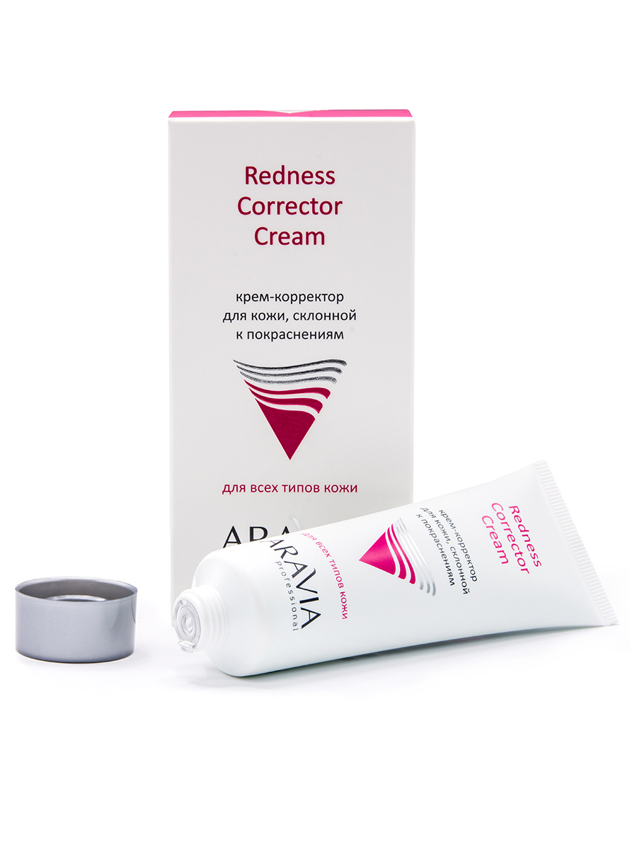 Крем-корректор для кожи лица, склонной к покраснениям Redness Corrector Cream, 50 мл, ARAVIA