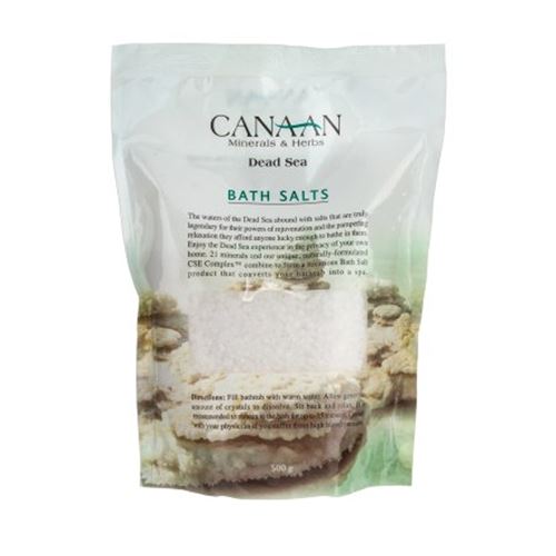 Canaan / Соль Мертвого моря для ванной, востанавливает, расслабляет, успокаивает, 500 гр