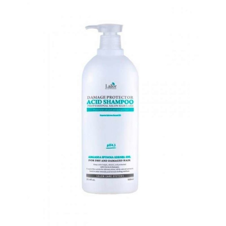 La'dor Бесщелочной шампунь с коллагеном и аргановым маслом Damaged Protector Acid Shampoo 900мл
