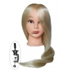 Голова манекена для причесок учебная "Блондин" длина волос 60см, 50% натуральные + 50% термостойкие синтетические волосы, штатив в комплекте OLLIN Professional