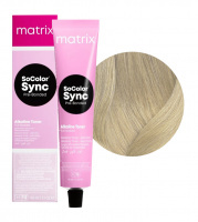 Matrix Краска для волос Matrix SoColor Sync Pre-Bonded 8A светлый блондин пепельный 90 мл