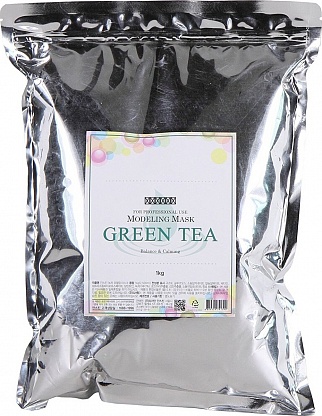 Anskin Маска альгинатная с экстрактом Зеленого чая Green Tea Modeling Mask 1000 г