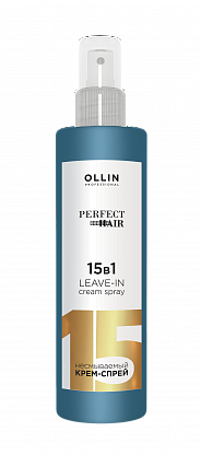Ollin Крем-спрей для волос PERFECT HAIR многофункциональный 15 в 1 несмываемый, 250 мл