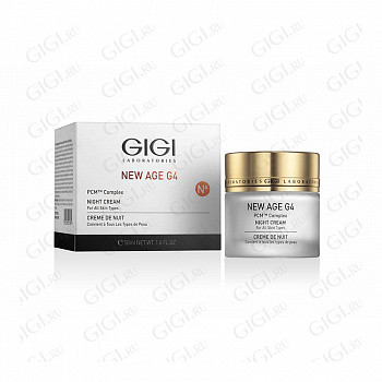 GIGI / Крем ночной омолаживающий для всех типов кожи, Age G4 Night Cream, 50 мл