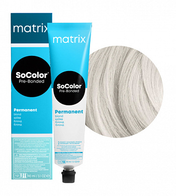 Matrix Краска для волос Matrix SoColor Pre-Bonded Ultra.Blond UL-NV+ Ультра Блонд Натуральный Перламутровый 90 мл