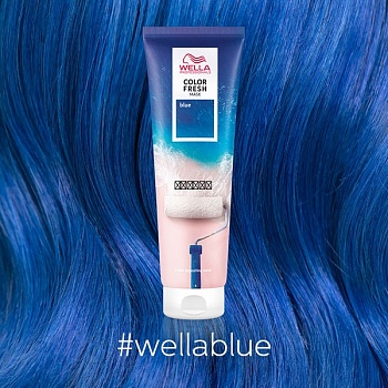 Wella Color Fresh Blue Синий Оттеночная кремовая маска 150 мл.