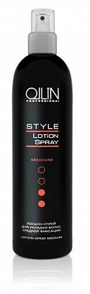 OLLIN STYLE Лосьон-спрей для укладки волос средней фиксации 250мл/ Lotion-Spray Medium