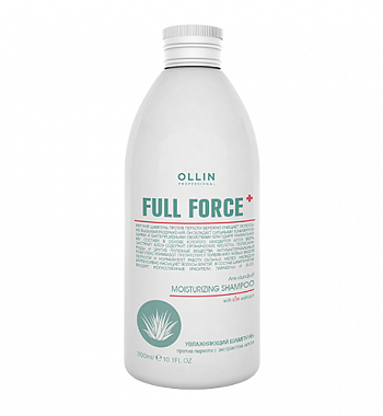 OLLIN FULL FORCE Увлажняющий шампунь против перхоти с экстрактом алоэ 300мл