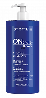 Selective ON CARE Stimulate Shampoo - Стимулирующий шампунь, предотвращающий выпадение волос 1000 мл
