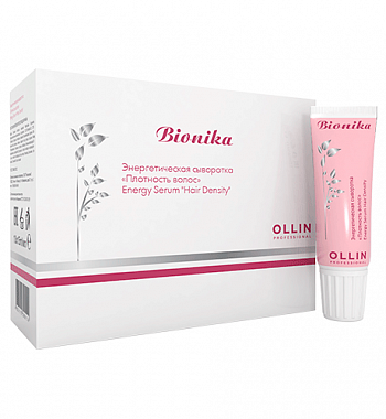 OLLIN BioNika Энергетическая сыворотка "Плотность волос" 6х15мл / Energy Serum "Hair Density"