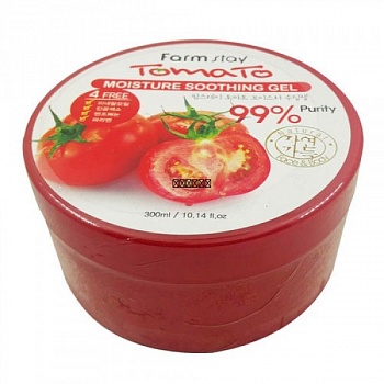 Увлажняющий, успокаивающий многофункциональный гель с томатом, 300мл, FarmStay