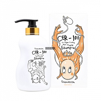 Elizavecca Шампунь для волос с коллагеном CER-100 Collagen Coating Hair Muscle Shampoo	500мл