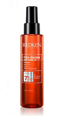 REDKEN / Масло-спрей защищает от неблагоприятных погодных условий и дисциплинирует Redken Frizz Dismiss Antistatic Oil 125 мл