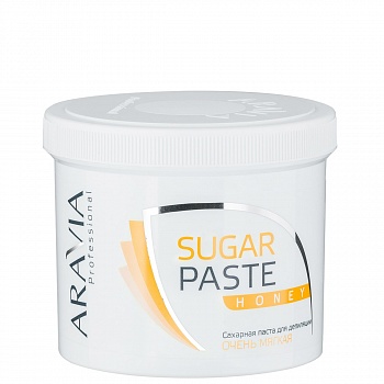 ARAVIA Professional Сахарная паста для депиляции Медовая очень мягкой консистенции, 750 г.
