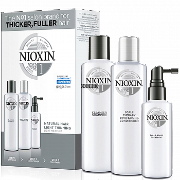 Nioxin Набор XXL (Система 1) 300мл+300мл+100млДля тонких натуральных волос (нормальных/с тенденцией к выпадению)