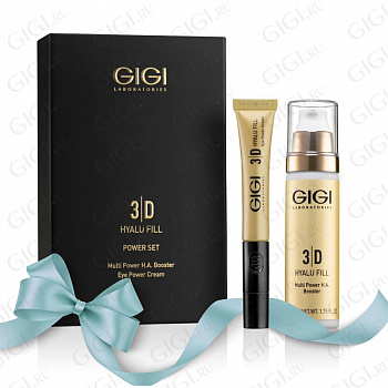 GIGI /  Крем- сыворотка 50мл+ Eye cream 20мл  3D SET Hyalu Fill