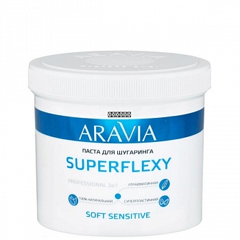 Паста для шугаринга SUPERFLEXY Soft Sensitive, 750 г, ARAVIA Professional