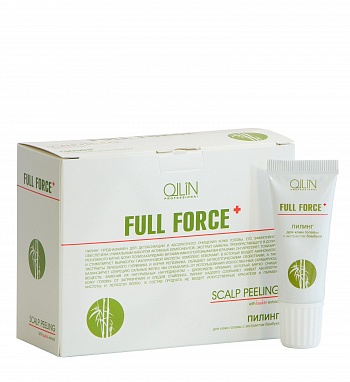 OLLIN FULL FORCE Пилинг для кожи головы с экстрактом бамбука 10штх15мл
