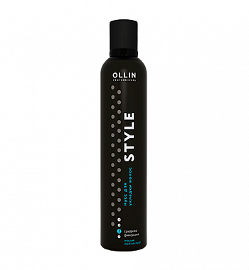 OLLIN STYLE Мусс для укладки волос средней фиксации 250мл/ Mousse Medium Hold
