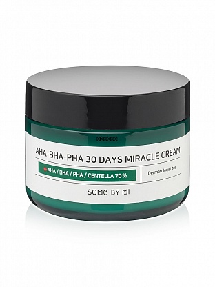 Some by mi / Восстанавливающий крем для проблемной кожи AHA-BHA-PHA 30 Days Miracle Cream, 50мл